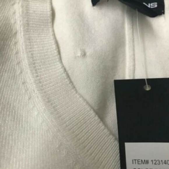 DKNY Jeans Ladies' V-Neck Sweater - Picture 2 of 5